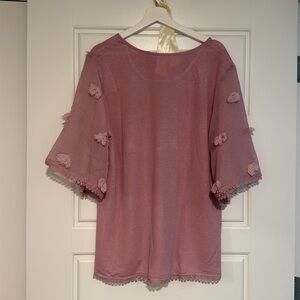Women's Pink Top with Tassel Details

Never worn